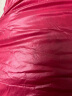 黑冰（BLACKICE）【G系列木乃伊式鹅绒羽绒睡袋】户外露营保暖抗寒成人款羽绒睡袋 红色 G1000 L码(新国标) 实拍图
