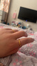 周六福（ZLF） 黄金戒指女款足金莫比乌斯环素戒叠戴指环手饰ZERO 计价 21号 - 1.21g 实拍图