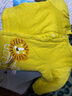 棉大班（MIANDABAN）儿童轻薄棉服春秋冬款婴儿棉衣夹棉上衣男童宝宝棉袄内胆外套 黄色 90 CM 实拍图