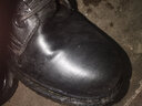 古卡顿牛皮马丁靴男冬季高帮男鞋加绒真皮男靴雪地男士棉鞋东北大头皮靴 黑黄 鞋带八孔 加绒 42 实拍图