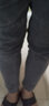 JACKTOMSLEE修身牛仔裤男士韩版小脚裤弹力潮男紧身裤铅笔裤新款纯黑色窄脚裤 9005纯黑九分 36(2尺8) 实拍图