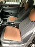 莫兰迪NAPPA皮汽车坐垫四季通用单片座垫主驾驶后排座椅垫子高端高级感 纳帕超纤皮坐垫 5座版 典雅棕 实拍图