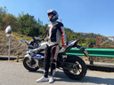魔鬼竞赛（GHOST RACING）摩托车骑行服套装四季通用男防风透气防摔机车服夹克摩托车赛车服 浅灰色套装 L 实拍图