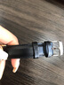 时仕（SEURE）适用dw表带男女小牛真皮针扣手表配件皮表带 DW手表带 黑色平纹银扣 18mm 实拍图