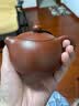 尊壶 紫砂壶西施壶手工茶具泡茶壶名家手工家用喝茶壶国工周益作品 周益 大红袍光面西施壶 225ml 实拍图