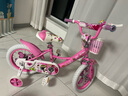 凤凰（Phoenix）儿童自行车3-5-8-10-15岁宝宝单车公主钻石浪漫粉色带辅助轮礼物 【凤凰粉系】梦幻浪漫粉 14寸（适合身高95-120cm） 实拍图