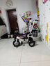 BAOLEJUN【双向推行】儿童三轮车脚踏车小孩宝宝幼儿童车1-6岁轻便手推车 彩格【双向推行】钛空轮+音乐 实拍图