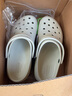 crocs卡骆驰女鞋夏季经典厚底增高云朵洞洞鞋防滑软底耐磨休闲鞋206750 骨白色(不含鞋花)-2Y2 39 -40(260mm) 实拍图