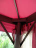 紫叶（ziye） 户外遮阳棚凉亭户外罗马帐篷庭院雨棚遮阳防雨四角伞隔离帐篷 经典单边3.0x3.0《配围纱围帘》 实拍图