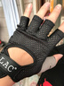LAC健身手套女防滑半指运动手套男士耐磨器械训练半指护腕手套黑L码 实拍图