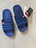 经典拖鞋舒适休闲一字拖居家情侣防滑男女凉拖鞋 蓝色 39 （偏小码建议拍大一码） 实拍图