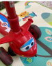 超级飞侠三合一儿童滑板车1-3-6-10岁可坐滑可拆卸 PRO升级款 乐迪红 实拍图