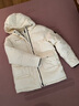 HOTSUIT 后秀科技面料羽绒服长短款女秋冬新款加厚防寒保暖运动棉服外套 静谧白【短款】 2XL 实拍图