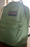 JANSPORT杰斯伯双肩包女男26L隔层轻便大容量背包学生书包 4QUE 96D 橄榄绿【升级款】侧袋+隔层 实拍图