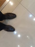 卡帝乐鳄鱼（CARTELO）英伦牛皮商务正装休闲男士低帮系带皮鞋男2511 黑色 增高版 40 实拍图