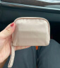 无印良品（MUJI） 聚酯纤维化妆包 收纳包便携式 小化妆包 洗漱包收纳袋 居家旅行 迷你/10.5*7.5*3cm/粉米色 实拍图