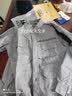 佰众益（BAIZHONGYI）夏季薄款劳保工作服装男士迷彩服套装男纯棉电焊工装外套透气耐磨 灰色薄款纯棉上衣（5口袋） XL (175) 适合125-145斤 实拍图