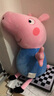 MECHILE小猪佩奇毛绒玩具公仔玩偶猪粉红猪小妹乔治布娃娃女孩生日礼物 乔治（含脚高约46厘米） 实拍图