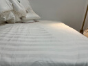 源生活 白色床单单件 60支缎纹纯棉被单 酒店宾馆床罩床裙  230*250cm 实拍图