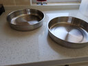 Momscook慕厨不锈钢盘子圆盘菜碟 家用菜盘做沙拉304不锈钢加厚多功能菜盆 JA-WP26-不锈钢盆 26cm 实拍图