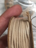 欧梵洛包芯棉线文玩线绳纯棉耐磨佛珠线星月凤眼百香籽菩提手串珠手链绳 黑色2.0MM约10米+钩针/曼波引线 实拍图