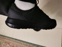 斯凯奇（Skechers）男鞋时尚潮流透气缓震跑步鞋男运动休闲鞋 161-BBK全黑色（小星脉） 42 (265mm) 实拍图