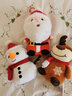 惠妮宝贝毛绒玩具圣诞老人雪人麋鹿公仔玩偶圣诞套装娃娃圣诞节平安夜礼物 圣诞套装(老人+雪人+麋鹿) 20厘米 实拍图