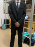 唐号垫肩西服外套男学院风春秋季痞帅学生高级感小西装DK制服套装班服 单件/高档西服【西装】 L 实拍图