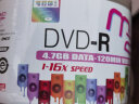 麦克赛尔（Maxell）DVD-R光盘/刻录光盘 盘面可打印空白光盘 16速4.7GB刻录盘/光碟 桶装50片 实拍图