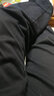 罗伦迪萨休闲裤男夏季款休闲裤男士宽松直筒中年男裤商务休闲长裤男装裤子 53#黑色（厚款） 34(2.7尺) 实拍图