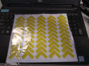 信发（TRNFA）5s定位贴 L型100个装 四角直角定位标签定位胶带 定置线警示条桌 磨砂黄色 实拍图