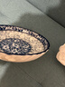 参宝参宝复古风餐具中式青花瓷盘子菜盘家用碟子复古风圆形饭盘汤盘子 9.25英寸圆形深盘/一个装 23.5cm 实拍图
