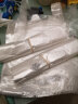 木木呷 白色塑料袋打包方便袋大小号装手提式一次性透明袋子卖菜袋子 20*30CM 50个 实拍图