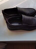 木林森男鞋商务休闲鞋套脚男士皮鞋春夏季透气头层牛皮正装鞋子男爸爸鞋 黑色加绒（皮鞋尺码） 43 皮鞋码 实拍图