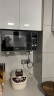 吉百居（jibaiju）微波炉架壁挂式厨房304不锈钢架子微波炉烤箱置物架支架托架挂墙 黑色碳钢微波炉架 晒单实拍图