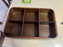 木雅轩干果盘实木干果盒瓜子糖果盘分格水果盘客厅干果收纳盒果盘零食盘 实木糖果盘【单层-】 实拍图