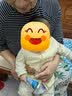 婧麒婴儿马甲春秋冬季男女宝宝夹棉保暖背心新生儿童坎肩外穿马夹 米色 73cm 实拍图