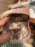 ToMill随身化妆包女便携新款手抓包口红包大容量化妆品收纳包晚宴包小包 丝绒饺子包-粉色 实拍图