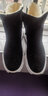 Langyanxuan雪地靴男冬季棉鞋男加绒加厚保暖皮毛一体棉防水防滑马丁中筒棉靴 G107黑色 43 (265mm) 实拍图