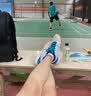 YONEX尤尼克斯羽毛球鞋男款运动鞋yy专业减震透气防滑训练羽球鞋SHB101 白蓝 SHB101CR 防滑透气【男女同款】 【拍大一码】 44 (280mm) 实拍图