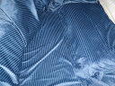 皮尔卡丹 牛奶绒床上四件套加厚磨毛双面法兰绒双人 青雾蓝 1.5/1.8米床 实拍图