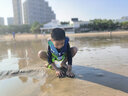 Eyson永晟专业儿童救生衣小孩浮力背心马甲海钓游泳水上游玩漂流浮潜衣  YSH862蓝色 M码（体重13~17KG 3~5岁选购） 实拍图
