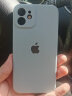 阿斯汀（ATHDDIN） 苹果系列型号手机壳iPhone 直边精孔硅胶软壳 烟灰蓝【纯色软壳】 苹果X/XS 实拍图