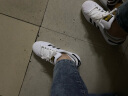 阿迪达斯（adidas）三叶草男鞋女鞋2026秋季新款情侣贝壳头运动时尚潮流休闲板鞋 KZ6733/白红/贝壳头 42 实拍图