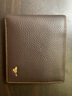 七匹狼 钱包礼盒装头层牛皮男士商务休闲短款真皮钱夹多功能票夹礼物 啡色横款 实拍图