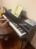The ONE智能钢琴升级旗舰版 88键重锤电钢琴 专业钢琴成年人儿童电钢琴TOP1X 经典黑 实拍图