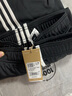 adidas李现同款休闲舒适运动裤男装秋季阿迪达斯官方轻运动EI9761   黑色/白（推荐选小一码）   3XL 实拍图