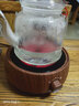 扬器 加厚全玻璃蒸茶壶 黑茶普洱蒸茶器烧水养生壶电陶炉纯玻璃煮茶壶 家用耐高温蒸汽壶泡茶壶 B款实心双胆壶【1.3L】 实拍图