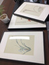 澜鹰  新中式客厅装饰画张大千三联挂画卧室沙发背景墙壁画郎世宁国画 张大千兰花三联 50*70cm 实拍图