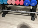 新航线固定杠铃套装组合100公斤包胶实心铁杠铃架商用家用卧推一体杠铃 10kg （直杆固定杠铃） 实拍图